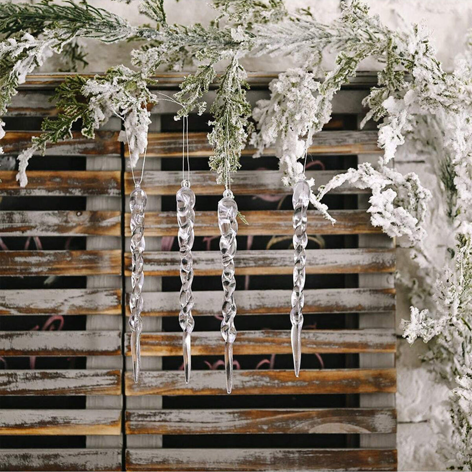 Glass Icicle Ornament
