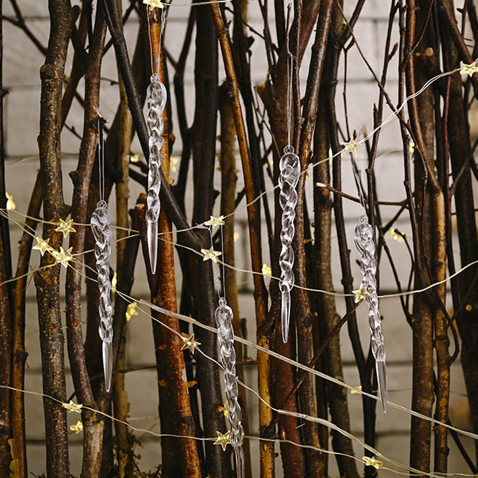 Glass Icicle Ornament