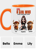 Just A Girl Who Loves Highland Cows - Personalized Accent Mug