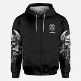 One Day I'm Gonna Just Say - Personalized Skull All Over Shirt