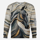 Beautiful Horse - Personalized Horse Hoodie and Leggings
