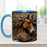 Stunning Horse Free Spirit - Personalized Horse Accent Mug