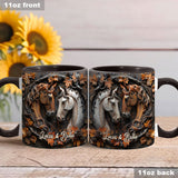It's You & Me - Personalized Horse Accent Mug