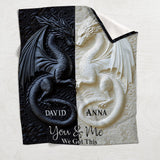 You & Me We Got This - Personalized Dragon Blanket