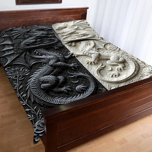 You & Me We Got This - Personalized Dragon Quilt Set