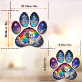 Angel In Heaven - Personalized Dog Window Hanging Suncatcher Ornament