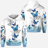 Love Butterflies - Personalized Butterfly Hoodie and Leggings