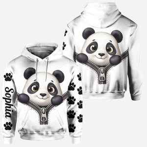 Cute Panda - Personalized Panda Lover Hoodie and Leggings