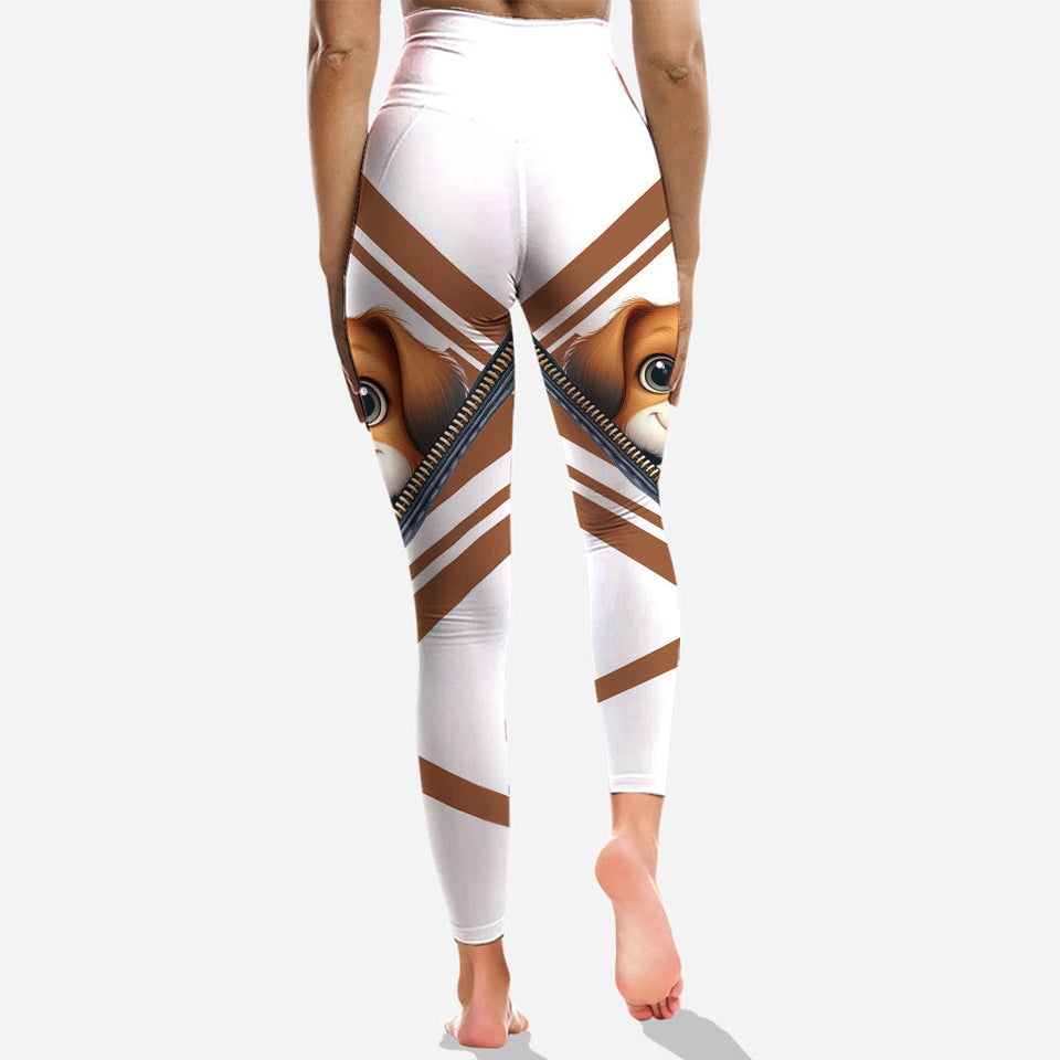 Cute Beagles - Personalized Dog Hoodie and Leggings