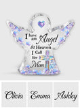 Angel In Heaven - Personalized Memorial Custom Shaped Acrylic Plaque