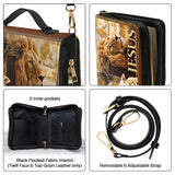 My God My King - Personalized Christian Leather Bible Cover Bag