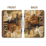 My God My King - Personalized Christian Leather Bible Cover Bag