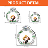 The Year We Got Married - Personalized Couple Custom Shaped Acrylic Plaque