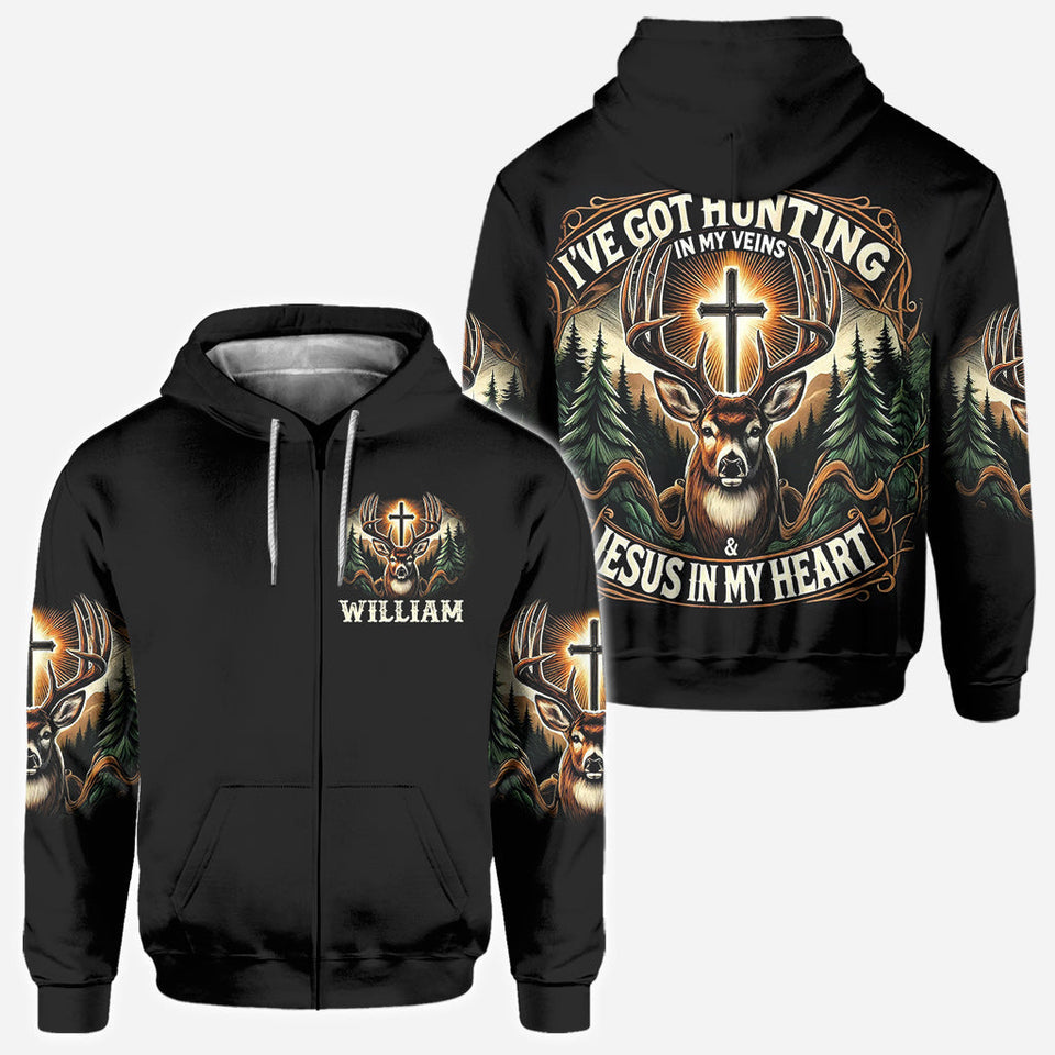 Love Hunting - Personalized Hunting All Over Shirt