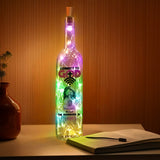Se connecter à Dieu - Lampe personnalisée en bouteille de vin chrétienne