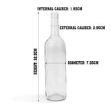Se connecter à Dieu - Lampe personnalisée en bouteille de vin chrétienne