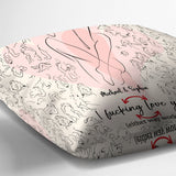 I Love You - Personalized Couple Throw Pillow
