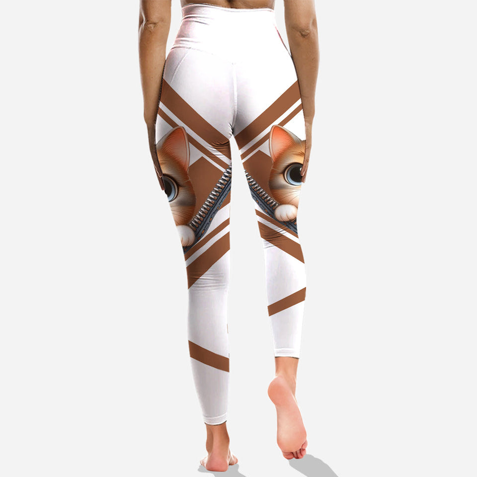 Cute Cat - Personalized Cat Hoodie and Leggings