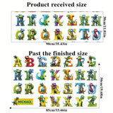 Dinosaur Alphabet Kid Learning - Personalized Kid Wall Decal