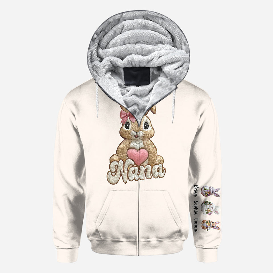 Mom's/ Nana's Little Bunnies - Personalized Grandma All Over Shirt