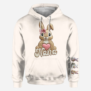 Mom's/ Nana's Little Bunnies - Personalized Grandma All Over Shirt