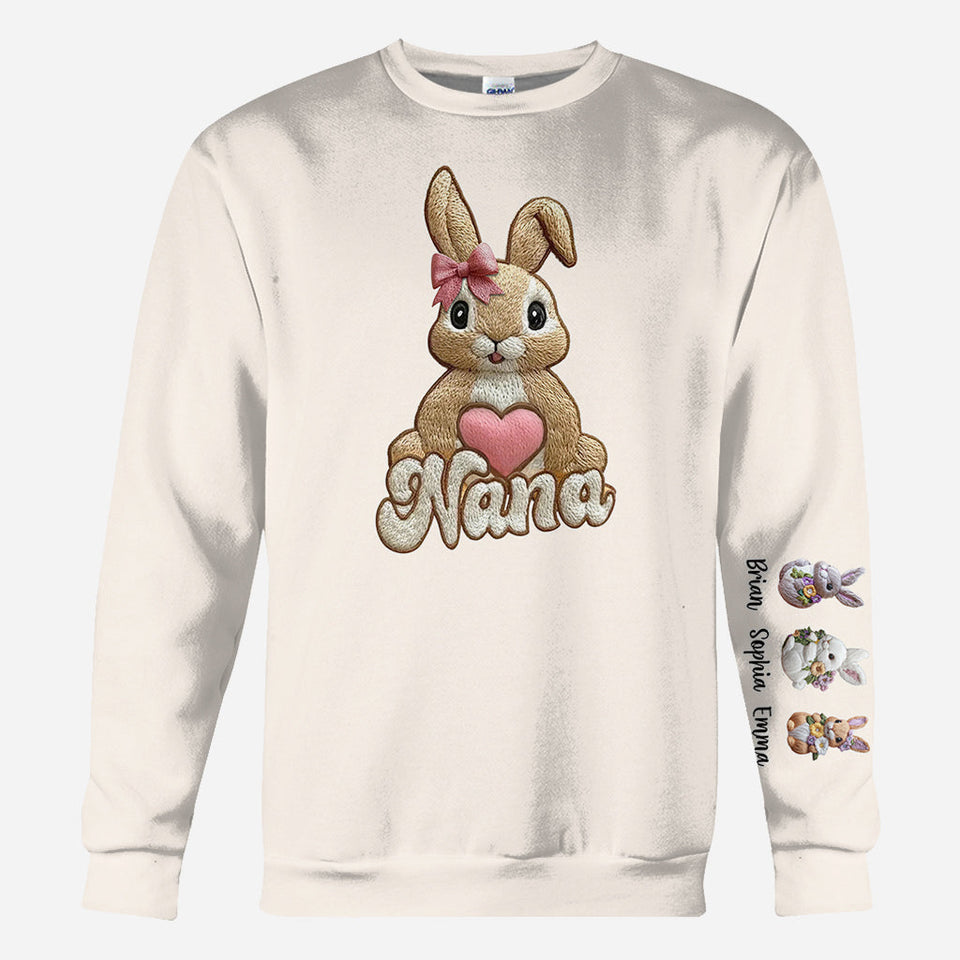 Mom's/ Nana's Little Bunnies - Personalized Grandma All Over Shirt