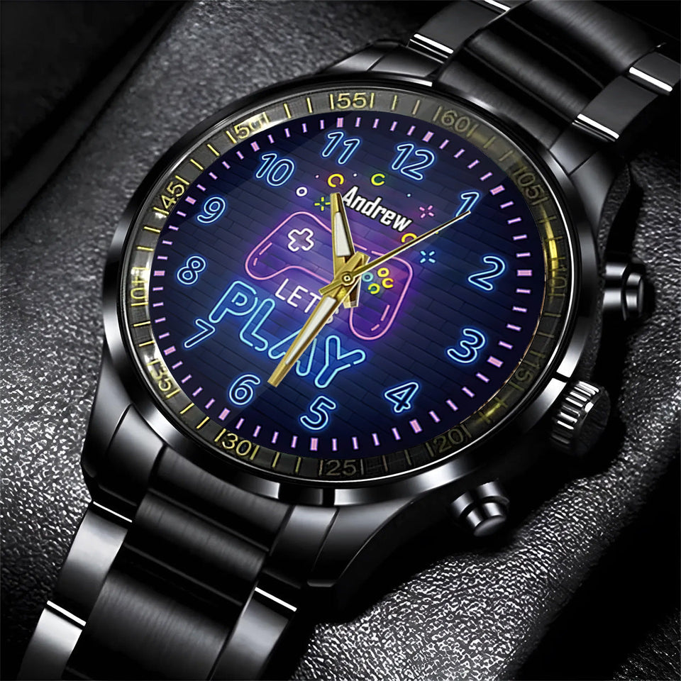 Time To Play - Personalized Video Game Hand Watch
