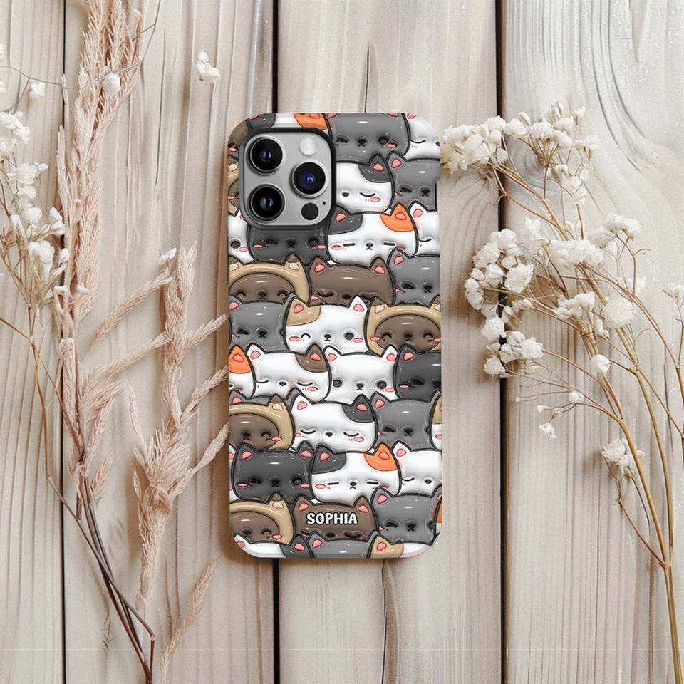 Yes I Do Need All These Cats - Personalized Cat Full Print Phone Case