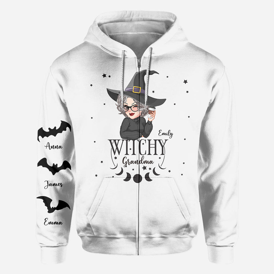 Witchy Grandma - Personalized Grandma All Over Shirt