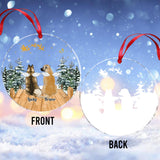 In Loving Memory - Gift for dog lovers, who lost dog, who lost cat - Personalized Transparent Ornament