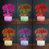 Love Tree - Personalized Couple Shaped Plaque Light Base