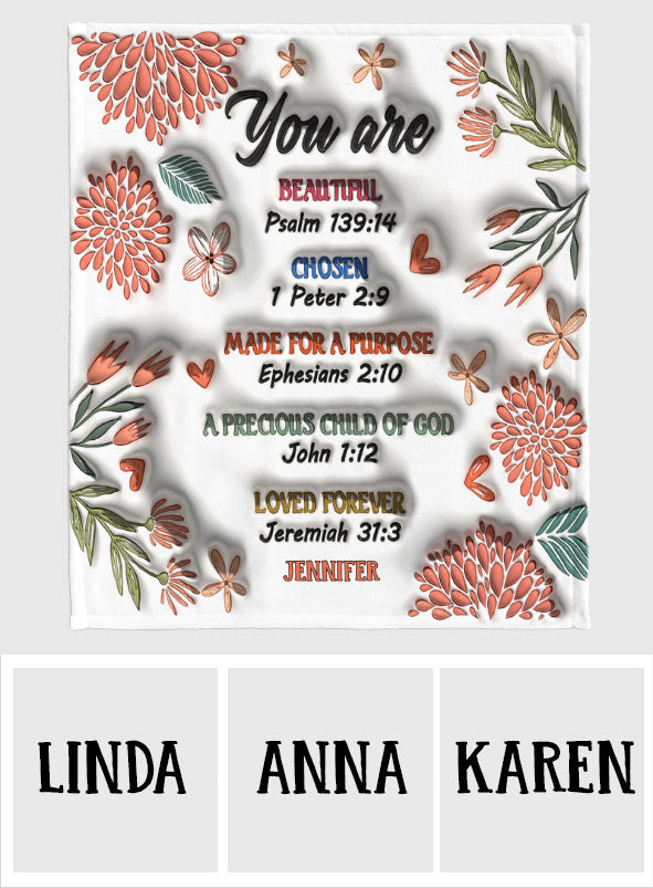 Tu es la Bible - Couverture chrétienne personnalisée