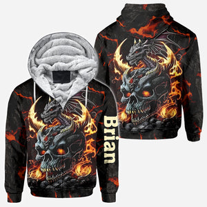 Skul and Dragon - Personalized Dragon All Over Shirt