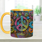 Hippie Soul - Personalized Hippie Accent Mug