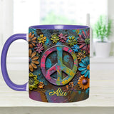 Hippie Soul - Personalized Hippie Accent Mug