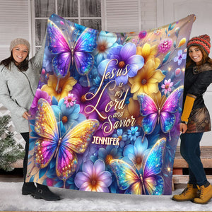 Jesus Is My Lord - Personalized Christian Blanket