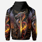 Heart Of A Dragon - Personalized Dragon All Over Shirt