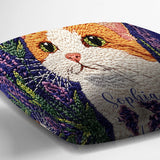 Dreamy Cat - Personalized Cat Throw Pillow
