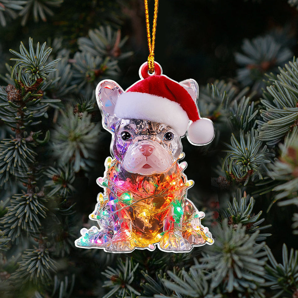 Merry Woofmas - Personalized Dog Ornament