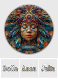 Hippie Soul - Personalized Hippie Round Wood Sign