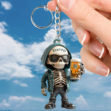 Cool Guys Drink Beer - Personalized Beer Keychain