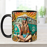 Hippie Soul - Personalized Hippie Accent Mug