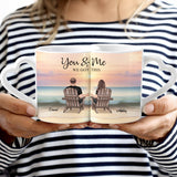 You and Me We Got This - Personalized Couple Matching Heart Handle Mug