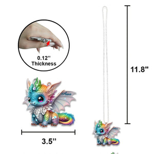 Beautiful Dragon - Personalized Dragon Car Ornament