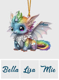 Beautiful Dragon - Personalized Dragon Ornament