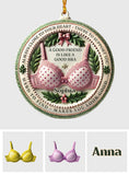 Friend Like A Bra - Personalized Bestie Ornament