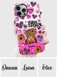 Sunflower Highland Cow - Personalized Full Print Phone Case