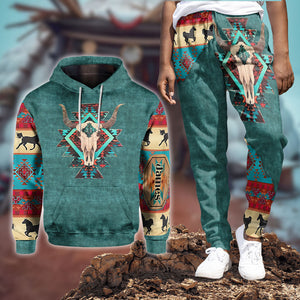 Strong Man - Personalized Western Outfit Hoodie and Sweatpants