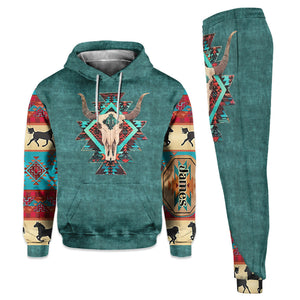 Strong Man - Personalized Western Outfit Hoodie and Sweatpants