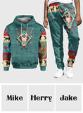 Strong Man - Personalized Western Outfit Hoodie and Sweatpants